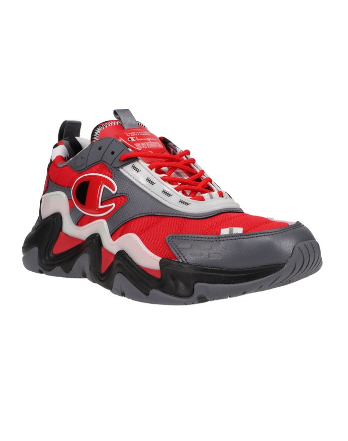 Zapatillas Champion Hombre - Hyper C Flood ( Rojas/Gris ) 6249150-KC